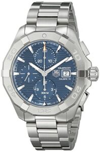 tag heuer men's cay2112.ba0925 300 aquaracer blue dial stainless steel watch