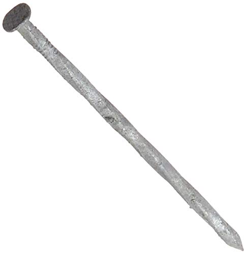 HILLMAN FASTENERS 461349 Hot-Dipped Galvanized Spiral Deck Nails 3-1/2", White