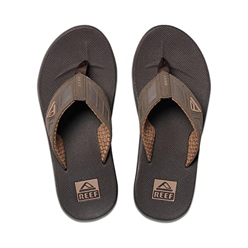 Reef mens Phantoms Flip Flop, Brown, 11 US