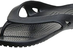 Crocs womens Kadee Ii Flip Flop, Black, 10 US