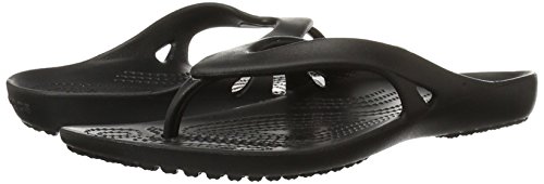 Crocs womens Kadee Ii Flip Flop, Black, 10 US
