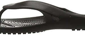 Crocs womens Kadee Ii Flip Flop, Black, 10 US