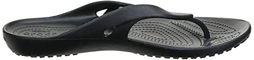 Crocs womens Kadee Ii Flip Flop, Black, 10 US