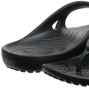 Crocs womens Kadee Ii Flip Flop, Black, 10 US