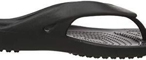 Crocs womens Kadee Ii Flip Flop, Black, 10 US