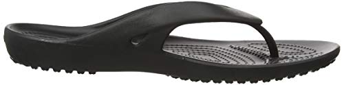 Crocs womens Kadee Ii Flip Flop, Black, 10 US