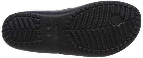 Crocs womens Kadee Ii Flip Flop, Black, 10 US