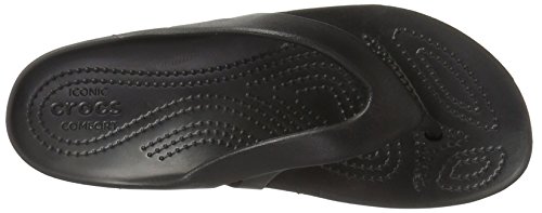 Crocs womens Kadee Ii Flip Flop, Black, 10 US