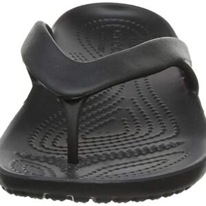 Crocs womens Kadee Ii Flip Flop, Black, 10 US