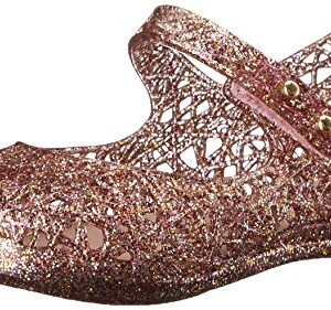 Mini Melissa Campana Zig Zag VI SP BB Mary Jane Shoe (Toddler), Mixed Pink Glitter, 5 M US Toddler