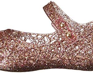 Mini Melissa Campana Zig Zag VI SP BB Mary Jane Shoe (Toddler), Mixed Pink Glitter, 5 M US Toddler