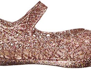 Mini Melissa Campana Zig Zag VI SP BB Mary Jane Shoe (Toddler), Mixed Pink Glitter, 5 M US Toddler