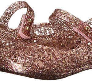 Mini Melissa Campana Zig Zag VI SP BB Mary Jane Shoe (Toddler), Mixed Pink Glitter, 5 M US Toddler