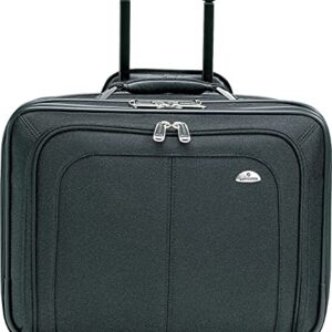 Samsonite 110211041 Mobile Office Rolling Notebook Case Nylon 17 1/2 x 9 x 14 Black