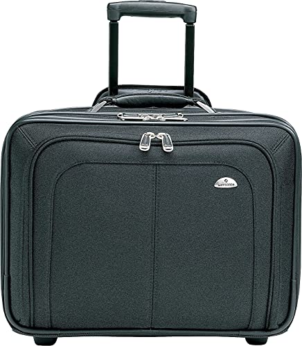 Samsonite 110211041 Mobile Office Rolling Notebook Case Nylon 17 1/2 x 9 x 14 Black