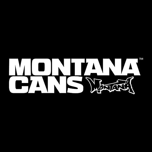 Montana Black 400ml Popular Colors Set of 12 Graffiti Street Art Mural Spray Paint