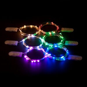RTGS Products Green Colored LED Lights Indoor Outdoor String Lights, Fairy Lights Battery Powered Patio, Bedroom, Holiday Decor, etc.