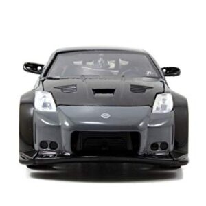 Jada Toys Fast & Furious 1:24 D.K.'s Nissan 350Z Die-cast Car, Toys for Kids and Adults, Grey and Black (97172)