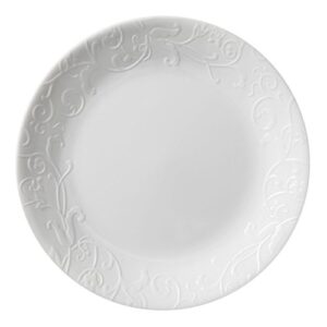 corelle embossed bella faenza 8.5" lunch plate (set of 4)