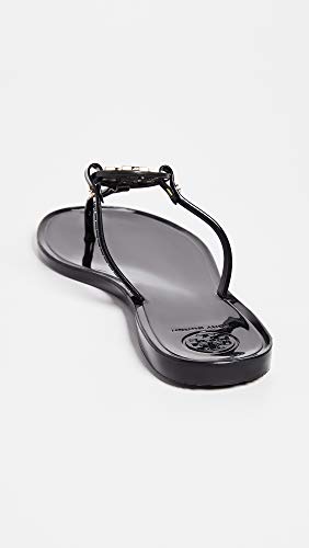 Tory Burch Women's Mini Miller Thong Flip Flops, Perfect Black, 7 Medium US