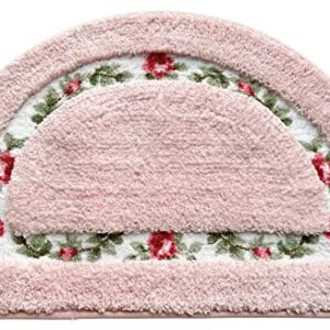 Nice Rose Flower Area Rugs Soft Non Slip Absorbent Bath Mat Bathroom Rugs Door Mat Kitchen Mat 15.74 x 23.62 Inch