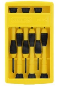 stanley 66-052 6 piece precision screwdriver set (4 pack)