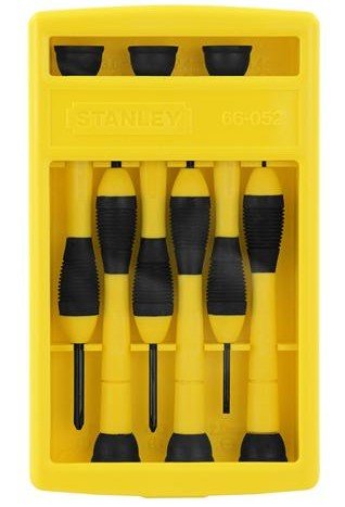 Stanley 66-052 6 Piece Precision Screwdriver Set (4 Pack)