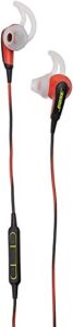 bose soundsport in-ear headphones, 3.5mm connector for apple devices - power red