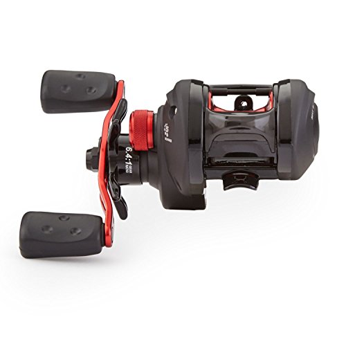 Abu Garcia BMAX3-L Black Max Low-Profile Baitcast Fishing Reel, Left Hand