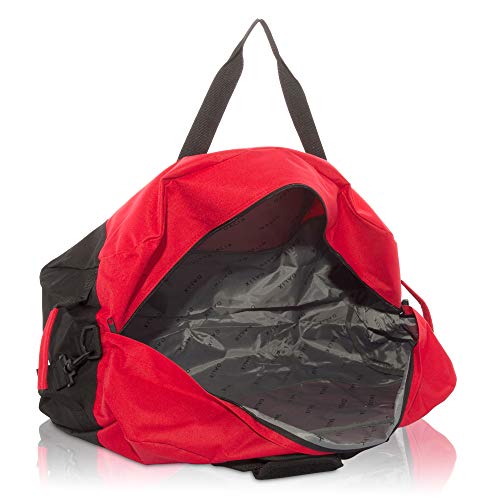 DALIX 25" Big Adventure Large Gym Sports Duffle Bag in Red