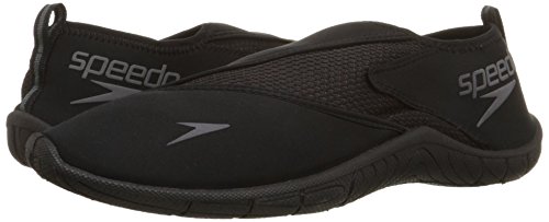 Speedo mens Surfwalker Pro 3.0 athletic water shoes, Speedo Black, 12 US