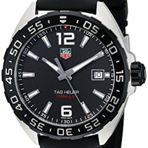 TAG Heuer Men's WAZ1110.FT8023 Formula 1 Stainless Steel Watch with Black Band