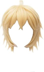kadiya blonde short cosplay wig heat resistant synthetic hair
