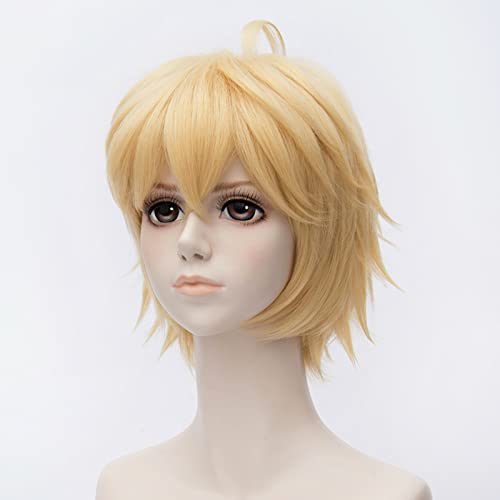 Kadiya Blonde Short Cosplay Wig Heat Resistant Synthetic Hair