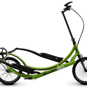 ElliptiGO 8C Long Stride Outdoor Elliptical Bike and Best Hybrid Indoor Exercise Trainer, Green