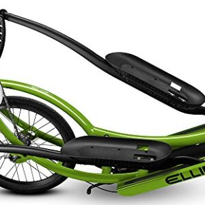 ElliptiGO 8C Long Stride Outdoor Elliptical Bike and Best Hybrid Indoor Exercise Trainer, Green