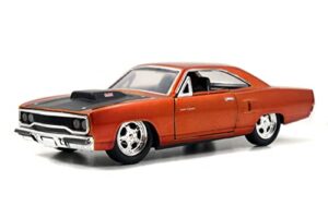 fast & furious 1:24 dom's plymouth road runner die-cast car, toys for kids and adults(copper)