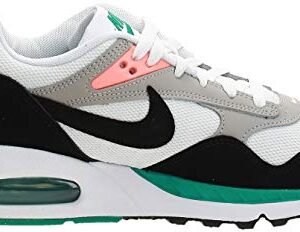 Nike Women's Air Max Correlate Sneaker, White/Black-new Green, 8