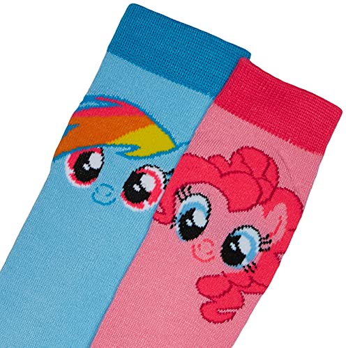 Hasbro My Little Pony Girls 2 Pack Knee High Socks