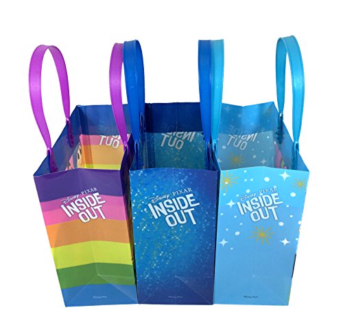 Inside Out Emotions Party Favor Gift Goodie Bag - 12 Pieces