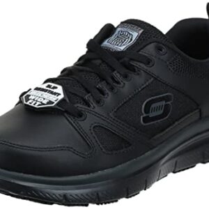 Skechers Men's Flex Advantage Sr Work Shoe, Black, 14 W US