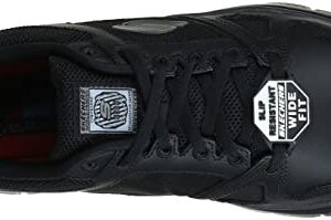 Skechers Men's Flex Advantage Sr Work Shoe, Black, 14 W US