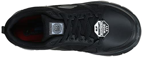 Skechers Men's Flex Advantage Sr Work Shoe, Black, 14 W US