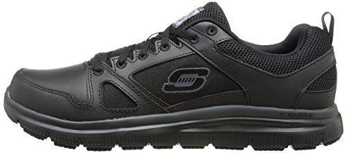 Skechers Men's Flex Advantage Sr Work Shoe, Black, 14 W US