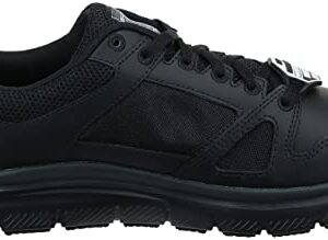 Skechers Men's Flex Advantage Sr Work Shoe, Black, 14 W US