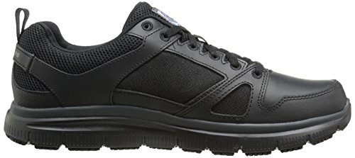 Skechers Men's Flex Advantage Sr Work Shoe, Black, 14 W US