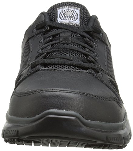 Skechers Men's Flex Advantage Sr Work Shoe, Black, 14 W US