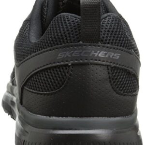 Skechers Men's Flex Advantage Sr Work Shoe, Black, 14 W US