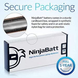 NinjaBatt 807957-001 HP Battery for HS04 HS03 807956-001 807611-421 HSTNN-LB6U Notebook 15-AY039WM TPN-I119 G4/G5 240 245 246 250 256 - High Performance