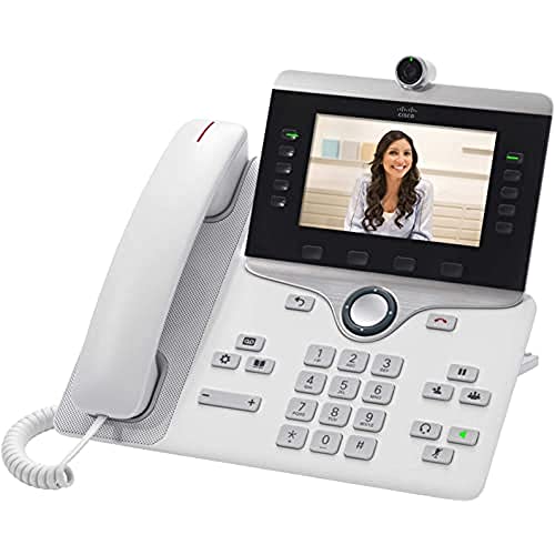 Cisco CP-8845-K9 5 Line IP Video Phone (Power Supply Not Included)